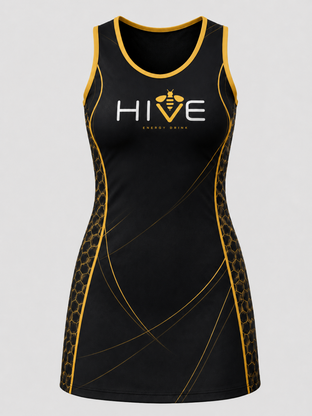 Black & gold dress 02