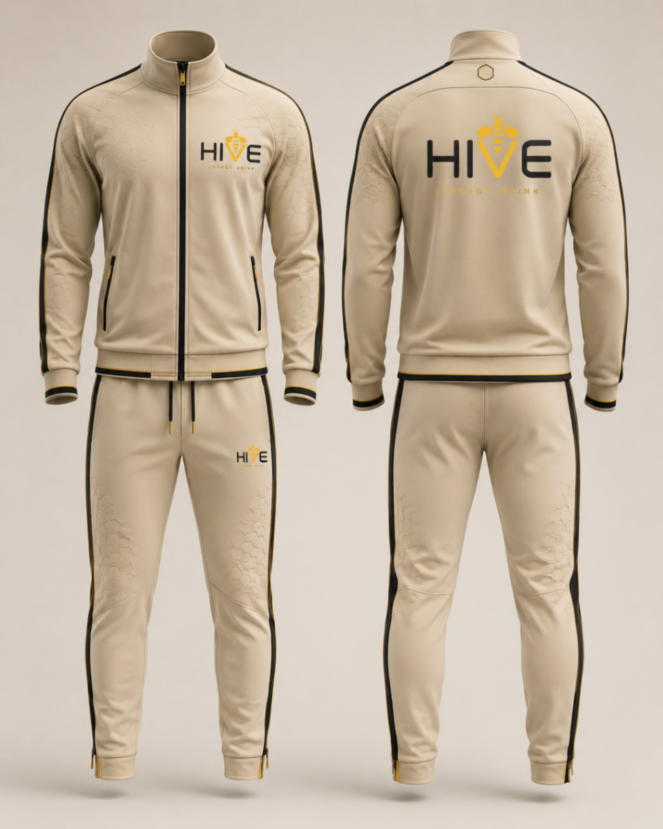 Cream tracksuit