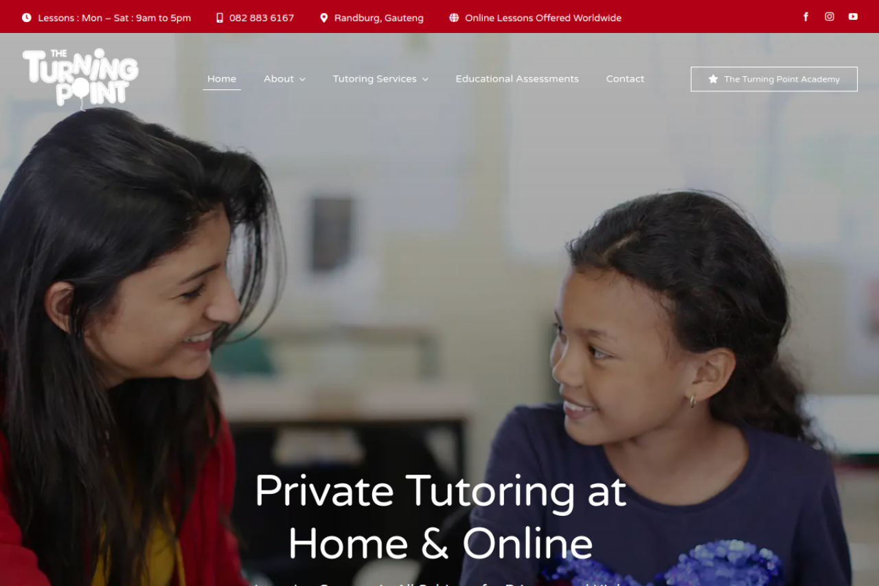 The Turning Point website preview