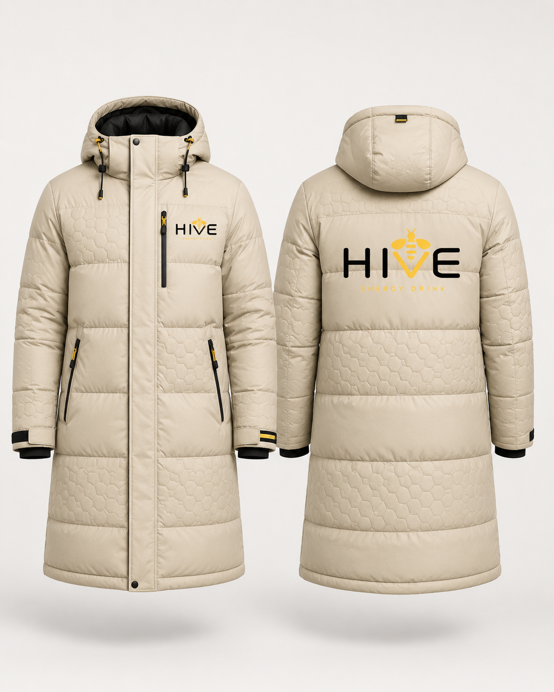 Cream winter coat
