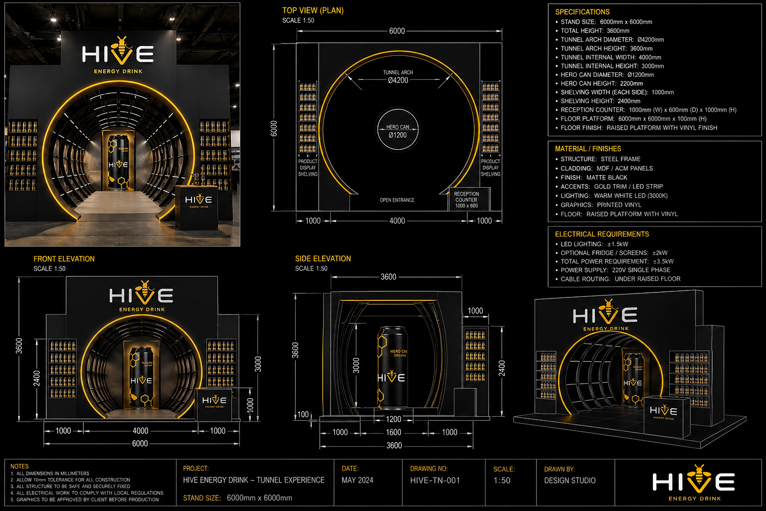 Tunnel experience plan