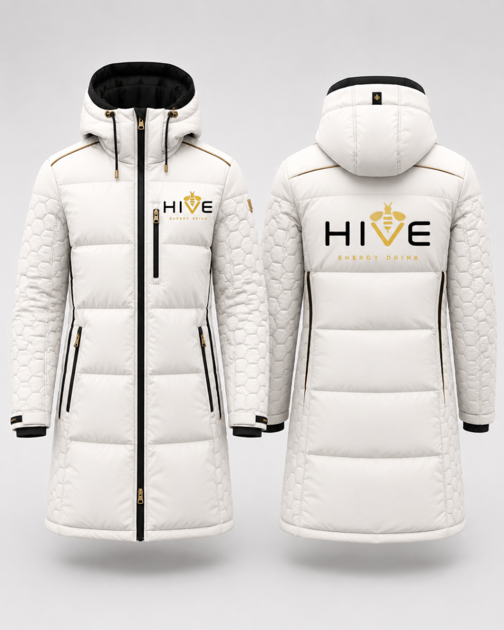 White winter coat